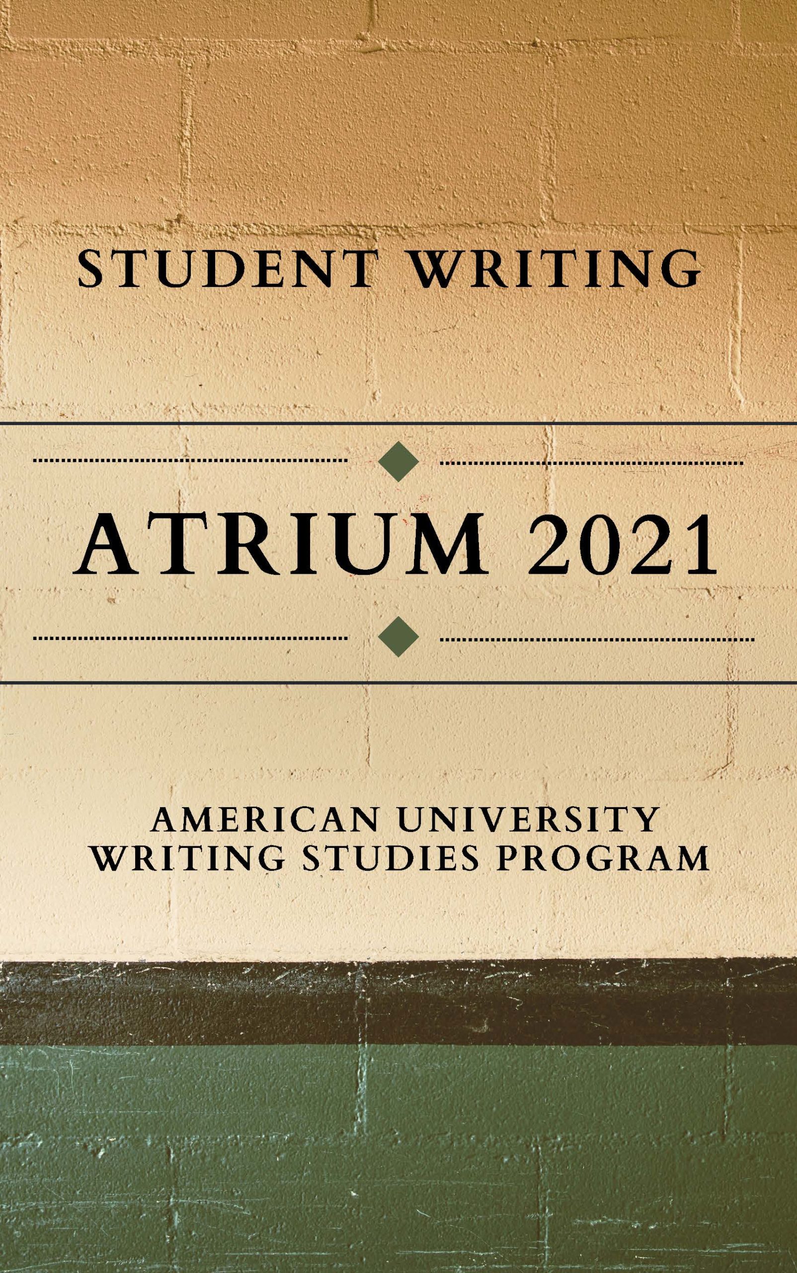 creative writing american university