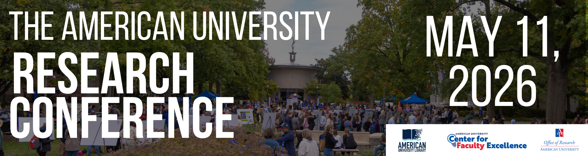 AU research conference Logo