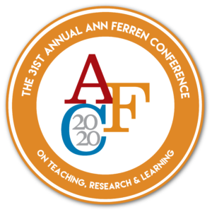 Logo for 31st annual Ann Ferren Conference on Teaching, Research and Learning