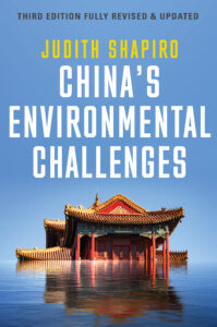 Book cover for Dr. Judith Shapiro's third edition of China's Environmental Challenges.