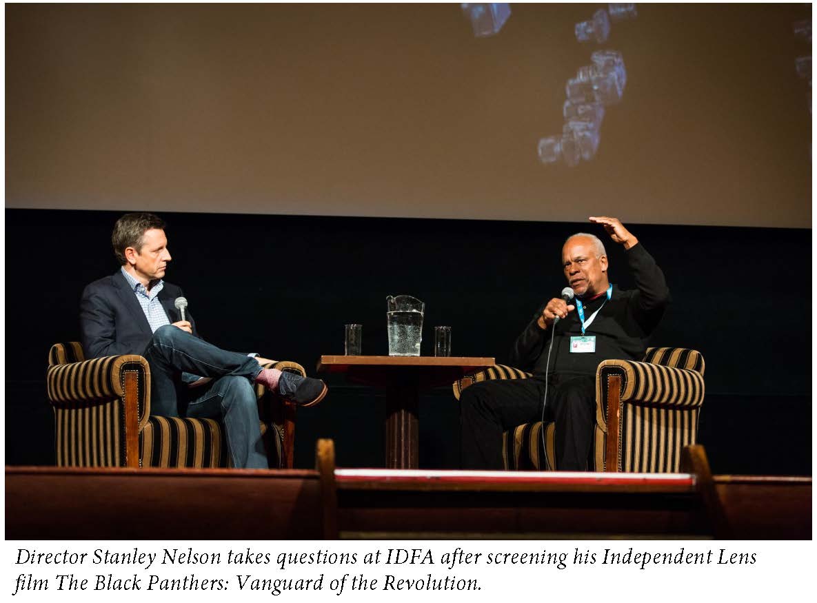 Documentary Filmmaker Stanley Nelson at IDFA for Larry Kirkman Current Magazine article