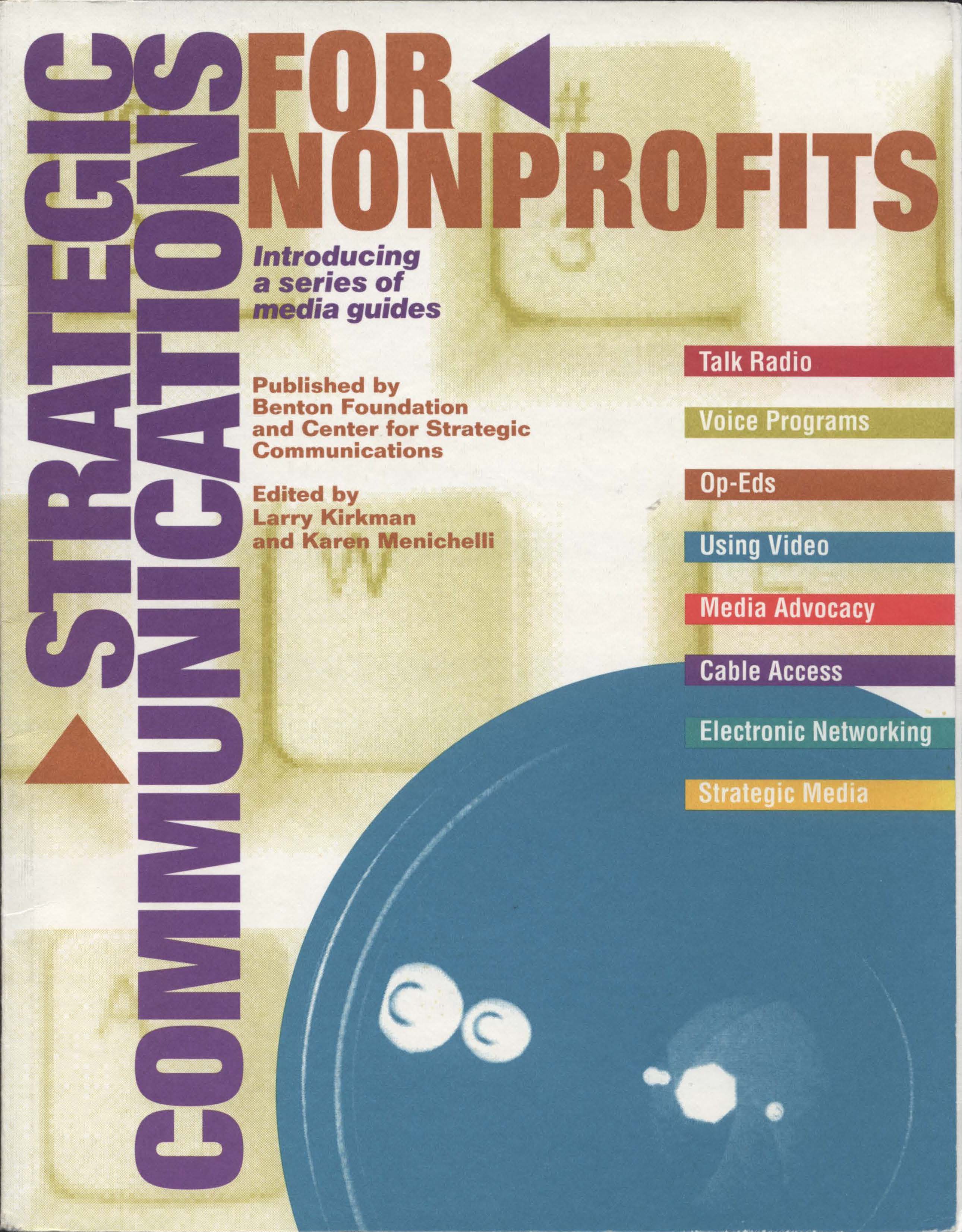 Strategic Communications for Non Profits cover