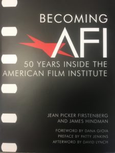Cover of Becoming AFI book Larry Kirkman author about American Film Institute