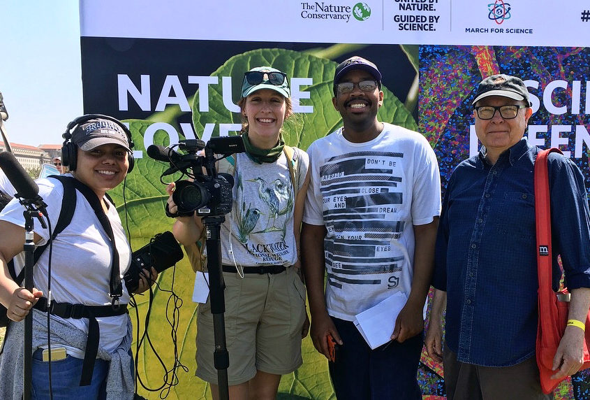 Larry Kirkman for video documentary production at March for Science 2018