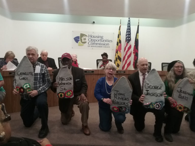BACC protest at the HOC, Montgomery County, MD, February 2019