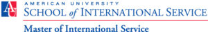 American University, School of International Service, Master of International Service logo