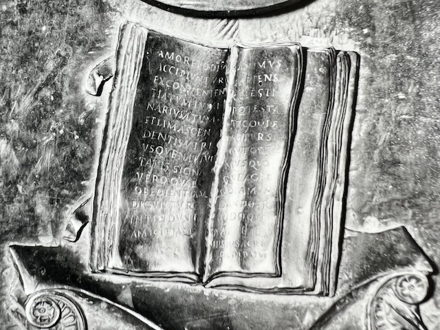 Antonio Pollaiuolo, Tomb of Sixtus IV, Detail of Astrology Inscription, c.1484-1493