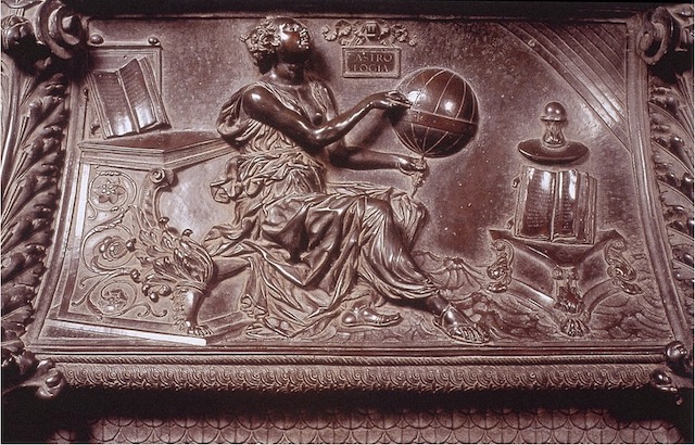 Antonio Pollaiuolo, Tomb of Sixtus IV, Detail of Astrologia, c.1484-1493