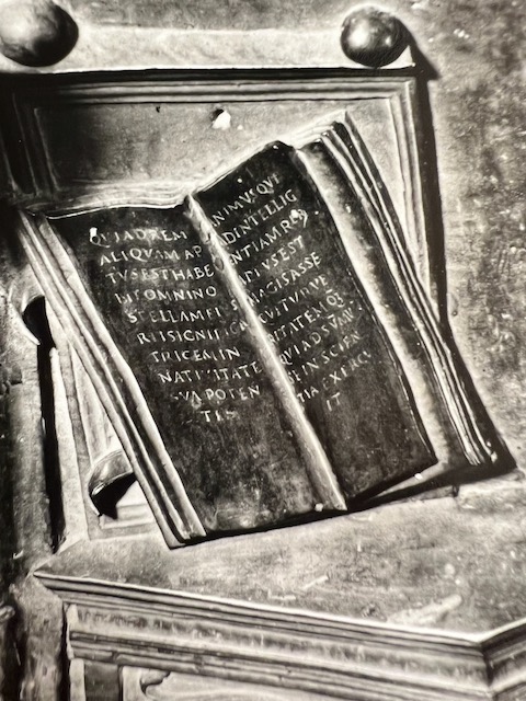 Antonio Pollaiuolo, Tomb of Sixtus IV, Details of Astrology Inscriptions, c.1484-1493