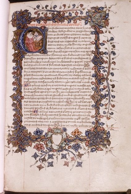 Alain de Lille (Alanus de Insulis), Anticlaudian, c.1400, fol. 006r, Manuscript, 210 x 141 mm, Oxford Libraries, Bodleian Library MS. Canon. Misc. 110