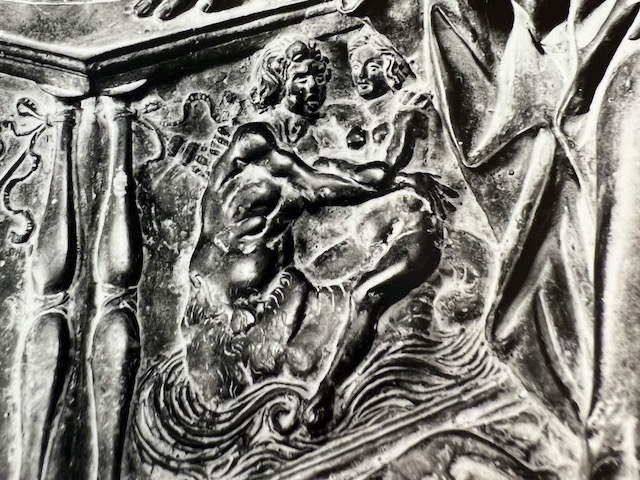 Antonio Pollaiuolo, Tomb of Sixtus IV, Detail of Geometria Satyr Figure, c.1484-1493