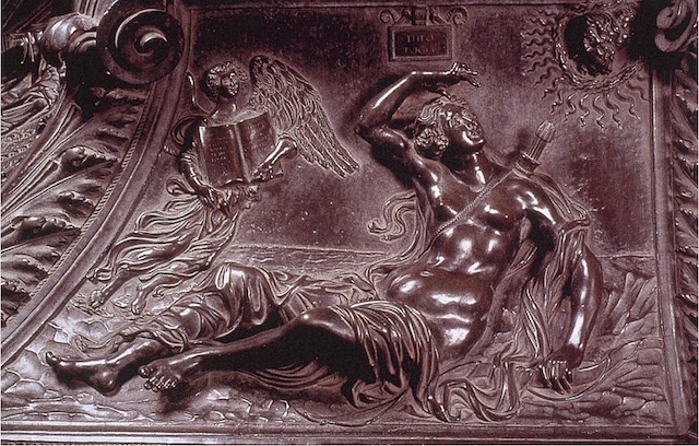 Antonio Pollaiuolo, Tomb of Sixtus IV, Detail of Theologia, c.1484-1493