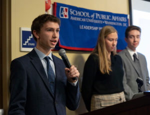 Students presenting